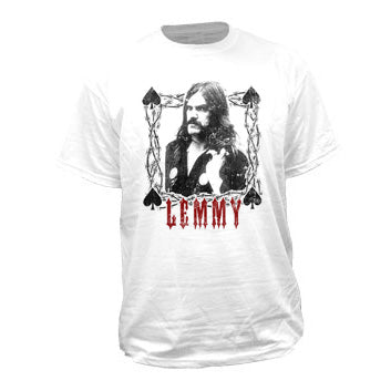 Motorhead Lemmy Wire Frame White T-shirt