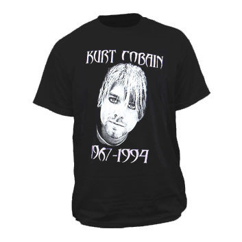 Nirvana Kurt Cobain RIP Men s T shirt Punk Rock Shop