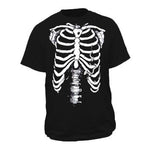 Various Punk White Skeleton Mens Tshirt