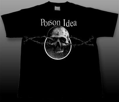 Poison Idea Skull Mens Tshirt