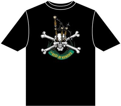 Real Mckenzies Crossbones Skull T-shirt