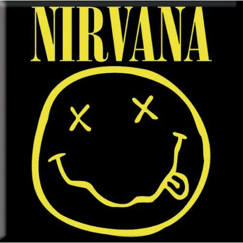 Nirvana - Smiley Magnet
