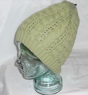 Chaos Brothers Cable Knit Sage Green Headwear