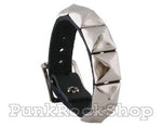 Various Punk Leather 1 Row square stud Wristband Wristband